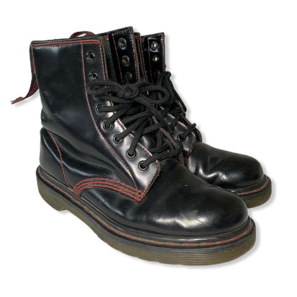 dr martens red stitching